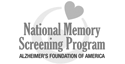 national memory screening logo